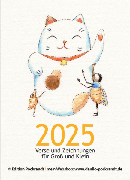 Tischkalender 2025 - Verse und Zeichnungen für Groß und Klein